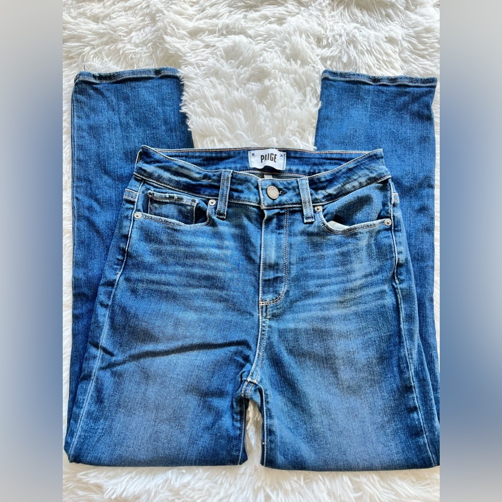 PAIGE Horton Slim-fit cropped jeans (Sz 26)